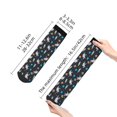 thumbnail image 4 of Fuzoiu Space Print Adult Socks, Crew Moisture-wicking Socks, Unisex Cushion Crew Socks,Casual Sports Ankle Socks, 4 of 7