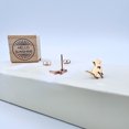 thumbnail image 6 of Mall of Style - Dog Earrings - Puppy Studs Stainless Steel - Minimalist Studs (Dog), 6 of 7