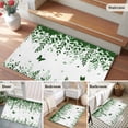 thumbnail image 5 of Rectangle Area Rugs 2 x 3 Ft, Green Spring Botanical Non-Slip Residential Carpet, Weeping Eucalyptus Butterfly Indoor Crawling Mats Runner Rugs for Living Room/Dining Room/Bedroom, 5 of 8