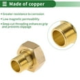 thumbnail image 3 of Accesorios de tubería de cobre Unique Bargains 3/4" macho x 1-1/4" hembra unión flexible de rosca interna y externa 1.85" 1 Pc, 3 of 7