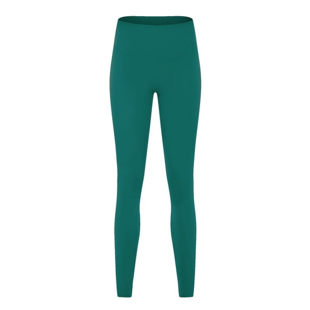 Pantalones de yoga deportivos de cintura alta, elásticos y sin líneas incómodas para mujer de otoño