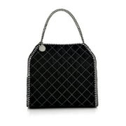 Stella McCartney small faux handbag falabella new black silver Bag
