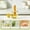 C, variant on Glass Oil Bottle with Brush for Cooking Baking and Grilling | High-Temperature Storage Jar for Kitchen Use