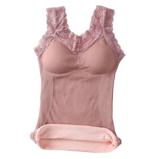 Minnieouse Chinlon, chaleco para mujer, mantenimiento del calor, correa de hombro Flexible, lavable, reutilizable, encaje de repuesto, ropa Ropa interior Rojo Talla grande