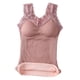 thumbnail image 1 of Minnieouse Chinlon, chaleco para mujer, mantenimiento del calor, correa de hombro Flexible, lavable, reutilizable, encaje de repuesto, ropa Ropa interior Rojo Talla grande, 1 of 6