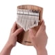 thumbnail image 3 of Piano de pulgares ammoon 17-Key Thumb Piano Kalimba Camphorwood C Tone con bolsa de transporte Libro de música Escala musical Pegatinas Martillo de afinación Acompañamiento Cadena Borla Decoración Pro Tomshoo Piano de pulgares, 3 of 6