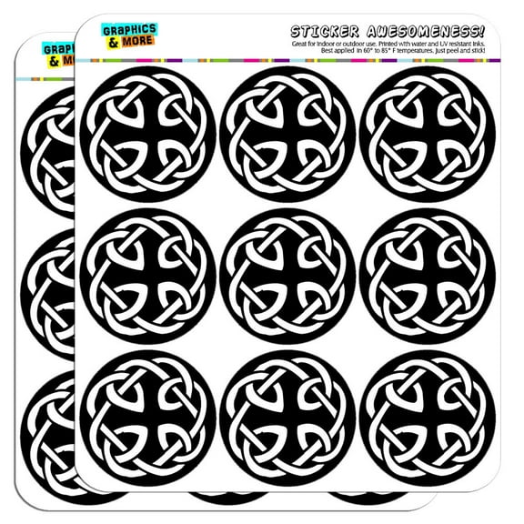 Celtic Knot 2" Scrapbooking Crafting Stickers