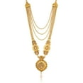 thumbnail image 2 of Sukkhi Traditional Gold Plated Long Haram Dual Necklace Set for women, 2 of 5