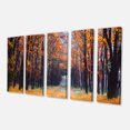 thumbnail image 2 of Alley dans la Forêt d'Automne Dense - Impression sur Toile Forêt, 2 of 3