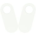 thumbnail image 3 of FENGGUIQU Wood Door Knob Hangers Blank for Decoration White Craft Supplies, 3 of 6