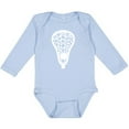 thumbnail image 3 of Inktastic Lacrosse Sports Team Coach Player Boys or Girls Long Sleeve Baby Bodysuit, 3 of 5
