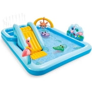 Inflatable Jungle Adventure Play Center - 96" x 78" x 28" - Kiddie Pool for Ages 2 and Up