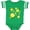 Football Green and White, variant on Inktastic Lots of Lemons and Limes- citrus fun Boys or Girls Baby Bodysuit