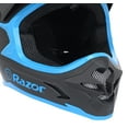 thumbnail image 6 of Razor® Full Face Unisex Kids Bike Helmet, Black & Blue, Ages 8+, 6 of 8