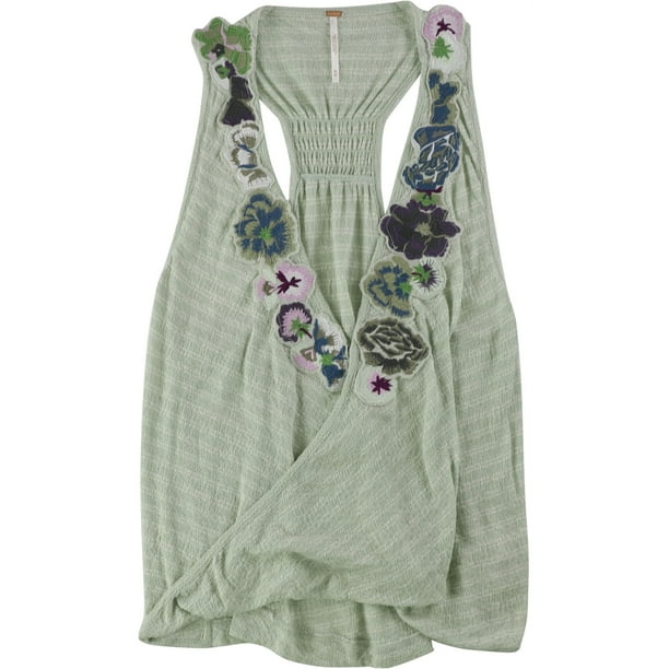 Camiseta sin mangas Free People Frida Mujer Verde XS