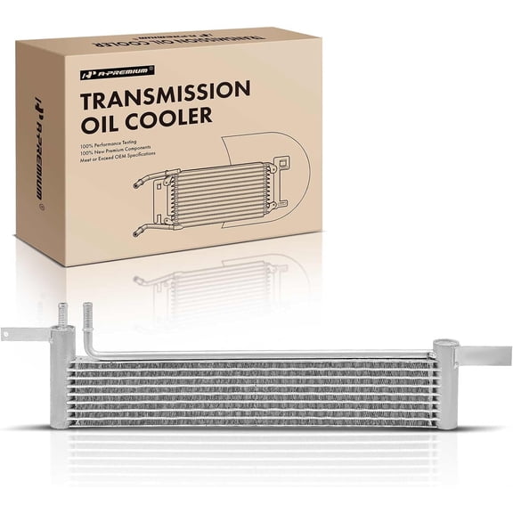 A-Premium Transmission Oil Cooler Compatible with Ford Mustang 2015-2022, 2.3L 3.7L 5.0L