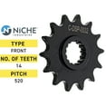 thumbnail image 5 of Niche Sprocket Chain Set for KTM 200 SX 14/45T 520 O-Ring Motorcycle MK1004071, 5 of 8