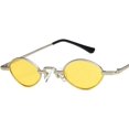 thumbnail image 2 of GFDYREE Unisex Sunglasses Retro Red Drive Holiday Oval Non-Polarized UV400, 2 of 4