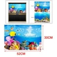 thumbnail image 4 of Youkk Beautiful PVC Aquarium Background Poster Vibrant Fish Tank Decoration Landscape 30x52cm 1Set, 4 of 6