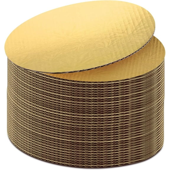 OFFIGAM Cardboard Cake Rounds Corrugated Paper Convenience And Cleanliness Bakers 10Pcs 10 Inches