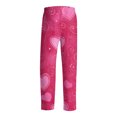 thumbnail image 5 of Fgvctg Valentine's Day Pajama Pants Mens Cute Sleepwear Wide Leg Pajama Heart Graphic High Waisted Pjs Pants Plus Size Fall Spring Drawstring Lounge Pants with Pockets Vermilion S, 5 of 6