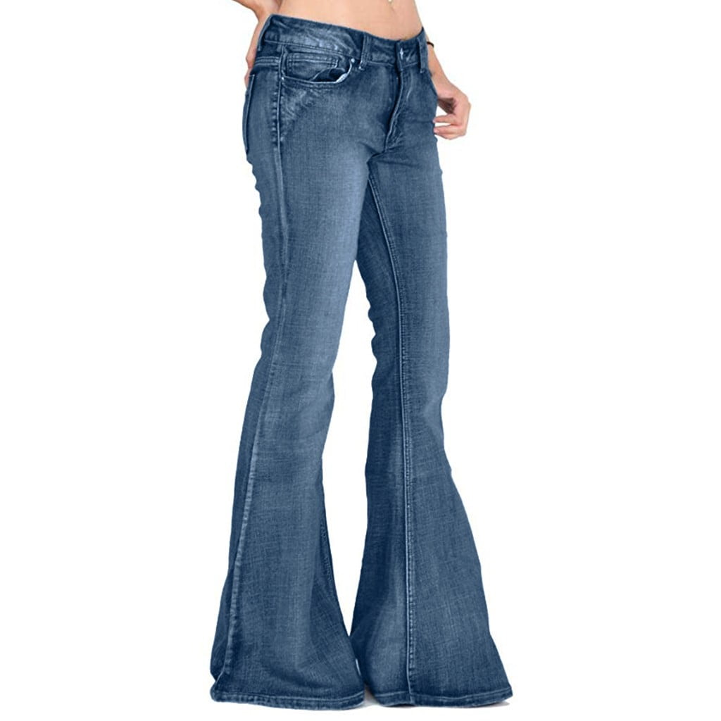yotyukeb Bell Bottom Jeans For Women 