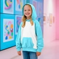 thumbnail image 3 of Lopecy-Sta Long Sleeve Tops for Kids Gift for Kids Children's Hoodies Oversized Sweatshirts Long Sleeve Pullover Winter Outfits for Kids with Pocket, 3 of 8