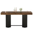 thumbnail image 2 of Fnova 71 Inch Tall Bar Height Table with Footrest, Industrial Bar Table for Home Bar Pub Restaurant, 2 of 12