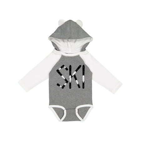 

Inktastic Ski Rough Text Gift Baby Boy Long Sleeve Bodysuit