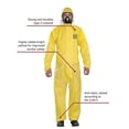 thumbnail image 3 of Overol de protección de cuerpo completo (xl, M2300-amarillo kaili Sencillez, 3 of 5