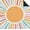 Boho Sun, variant on Blue Chinoiserie Floral Mahjong Mat for Table 31.5 X 31.5 in, Mahjong Gifts for Women, Vintage Blue and White Oriental Chinese Anti-Slip Table Cover Tablecloth for Poker Board Card Tile Game