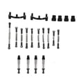 thumbnail image 2 of RC Spare Metal Kit, RC Car Shocks Absorber Set Aluminum Alloy Easy Disassembly Exquisite Craftsmanship  For DIY Black, 2 of 8