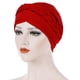 thumbnail image 4 of Minnieouse Turbante transpirable colores surtidos poliéster elástico cabeza bufanda envuelve el pelo capó estilo musulmán accesorios para el Sombreros Rojo Estándar, 4 of 6