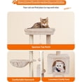 thumbnail image 5 of Cute Cat Tree Kitten Cat Tower for Indoor Cat Condo Sisal Scratching Posts with Jump Platform Cat Furniture Activity Center Play House, 5 of 14