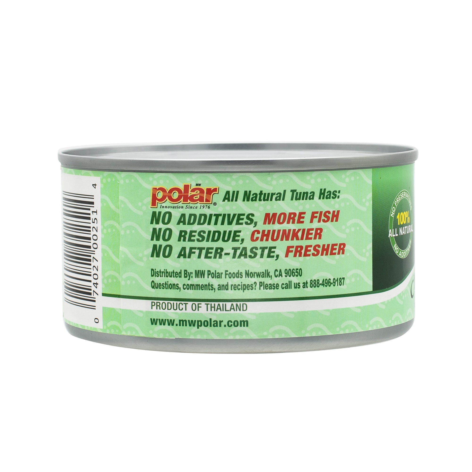 MW Polar All Natural Chunk Light Tuna 12 oz (Pack of 12)