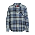 thumbnail image 4 of Wrangler Boys’ Long Sleeve Flannel Shirt, Sizes 4-18 & Husky, 4 of 5