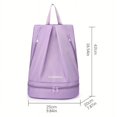 thumbnail image 4 of 1pc Waterproof Beach Bag Storage Bag, Sports Travel Backpack, Wet And Dry Separate Bag, Swimming Bag, Outdoor Sports Bag For Running Hiking Mountaineering, Men's Women's Bag, 4 of 5