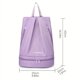 thumbnail image 4 of 1pc Waterproof Beach Bag Storage Bag, Sports Travel Backpack, Wet And Dry Separate Bag, Swimming Bag, Outdoor Sports Bag For Running Hiking Mountaineering, Men's Women's Bag, 4 of 5