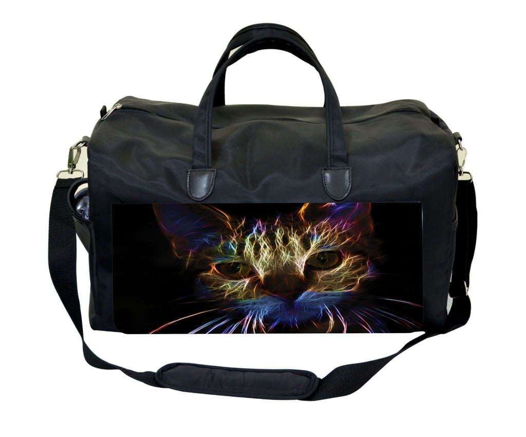 Cool Fractal Kitten Sports Bag