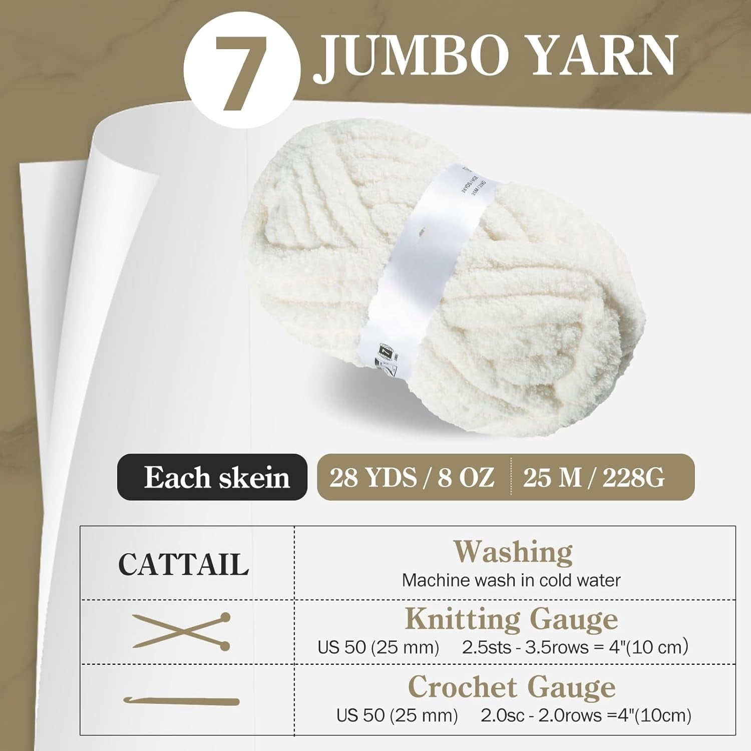 Chunky Chenille Yarn for Crocheting, Chunky Yarn for Hand Knitting Blanket, Bulky Chunky Fluffy Yarn for Crocheting, Jumbo Yarn, Thick Yarn, Pack of 4 (4 Skeins, Each Skein 28 yds, 8oz)