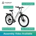 thumbnail image 4 of Phoenix Step-Thru 27.5" Front Suspension Adult Electric Bike 350W 36V/10.4AH Shimano 7-Speed Disc Brake UL2271/UL2849 Certified, Run Time: 25-40 Miles, 4 of 6