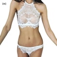 thumbnail image 1 of Conjunto de ropa interior de encaje de pestañas encantadoras para mujer, lencería de perspectiva, ropa de dormir, regalo Sweethay XX000189-04, 1 of 7