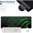thumbnail image 4 of Mouse Pad Gamer Profesional Bluelander, Base de Goma Antideslizante, Verde, 4 of 7