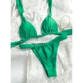 thumbnail image 2 of Bañador con estampado de leopardo para mujer, ropa de playa con minifalda, conjunto de Bikini Floral Sexy, traje de baño de tres piezas, novedad de verano, 2 of 5