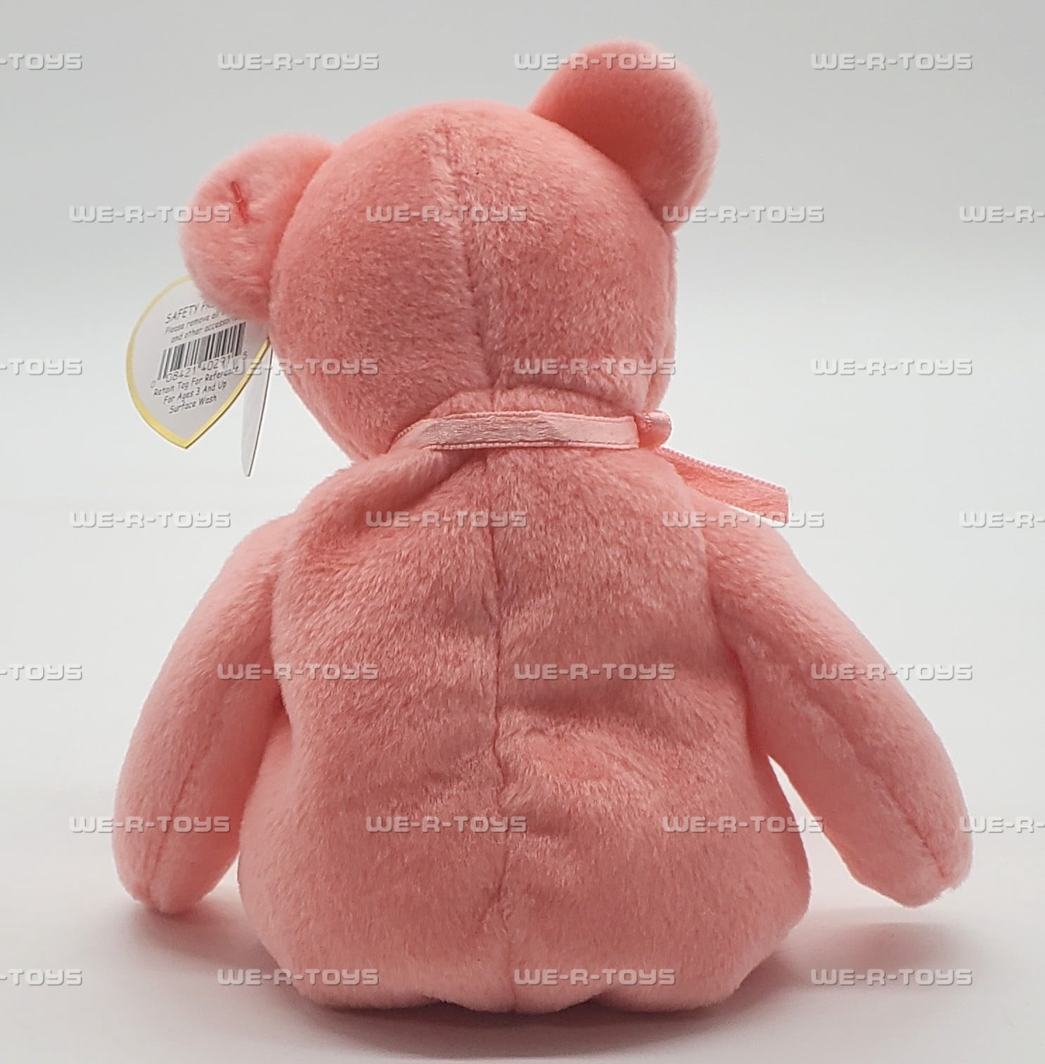 Ty Beanie Baby Georgia Cherokee Rose the Bear with Pink Ribbon