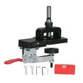 thumbnail image 2 of Hinge Jig, Hole Drill Guide Easy Operation 8Pcs Adjustable  For Woodworking, 2 of 8