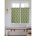 thumbnail image 2 of Easter Bathroom Window Curtain, Cute Cartoon Rabbits Bunny Animal Yellow Green Light Filtering Coffee Kitchen Curtains, Bedroom Living Room Curtains 2 Panel 84"x54", 2 of 6