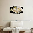 thumbnail image 2 of Elephant Stock Fresh White Orchid Flowers Wall Art - Horizontal Multi Panel Canvas - Living Room Wall Decor - Floral And Botanical Multi Panel - Green And Gray Decor - 30" x 18", 2 of 4