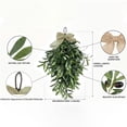 thumbnail image 4 of Spring Wreath for Front Door - Artificial Olive Wreath with Green Leaves and Berries, Faux Floral Door Wreath Decor for Easter, Spring Home Decorations by PALIFEUR, 4 of 8