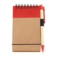 thumbnail image 2 of Paquete 70 piezas Libreta de 50 hojas con bolígrafo ecológico rojo 7.7 x 12.7, 2 of 3